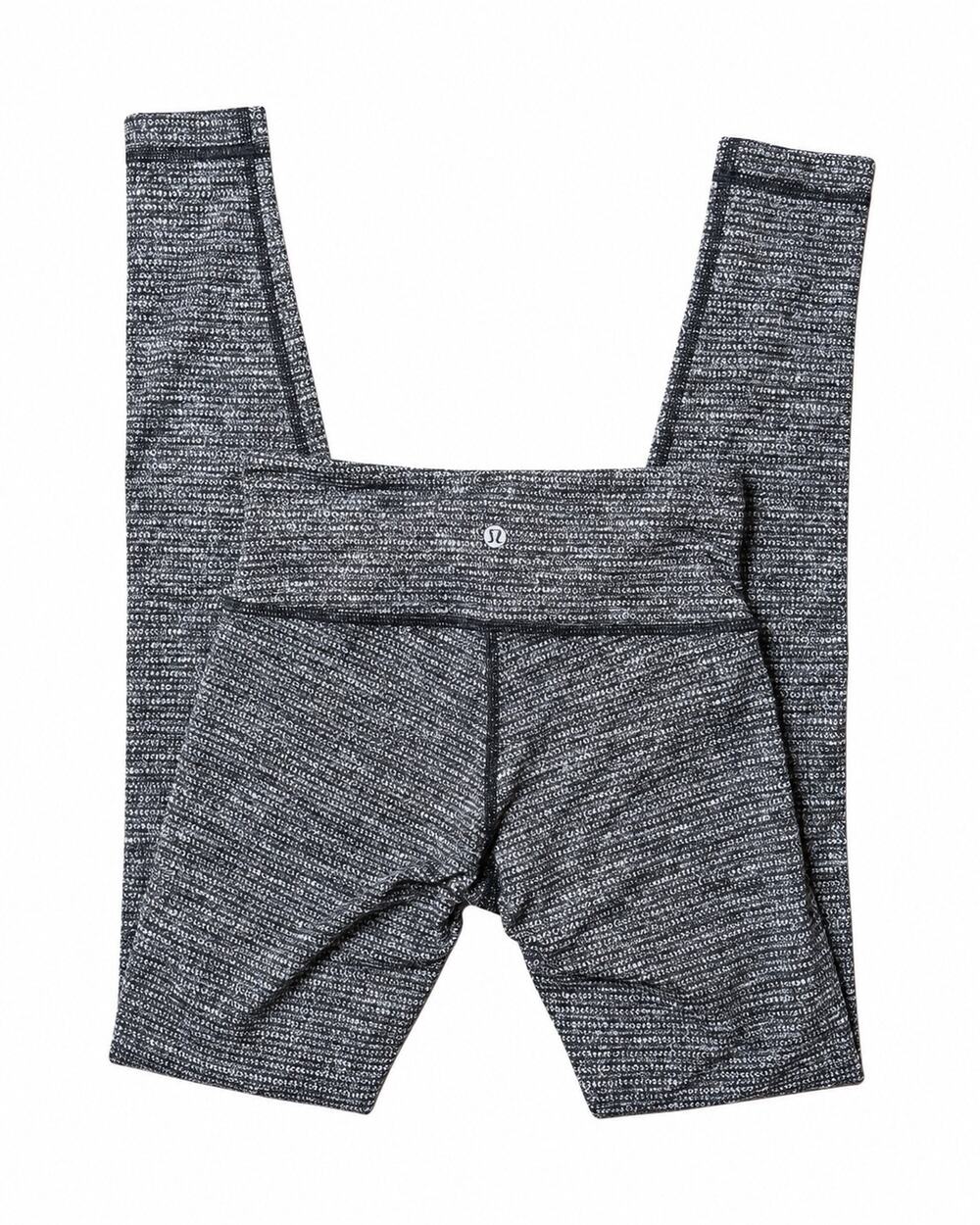 Lululemon Black Gray Marled Leggings Size 6